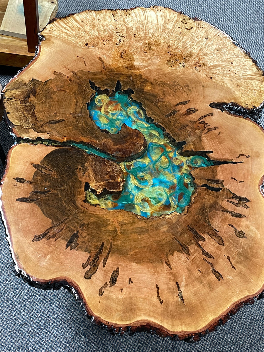 Large Epoxy Table Personal Handcrafted Displays