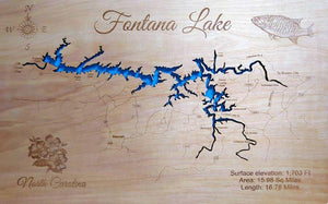 Fontana Lake in North Carolina!