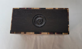 Wood Box - Wenge, & Multiple Woods w/ Rosette #58