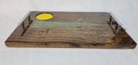 Charcuterie Board - Butternut wood & Resin #65