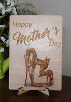 Doe and Fawn Mother's Day Greeting Card