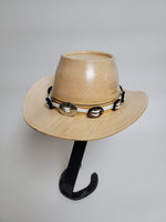 Ambrosia Maple Outback Hat - Rare Wood Turned Men's Headwear #408