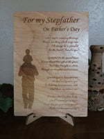 Stepfather Poem Father's Day Greeting Card