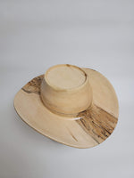 Maple Outback Hat - Rare Wood Turned Men's Headwear #403