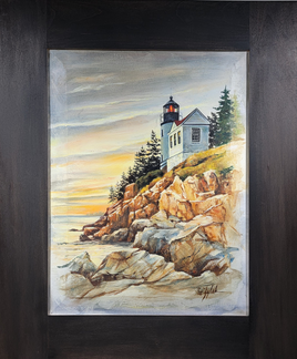 Bass Harbor - Oil Painting by Sue Zylak