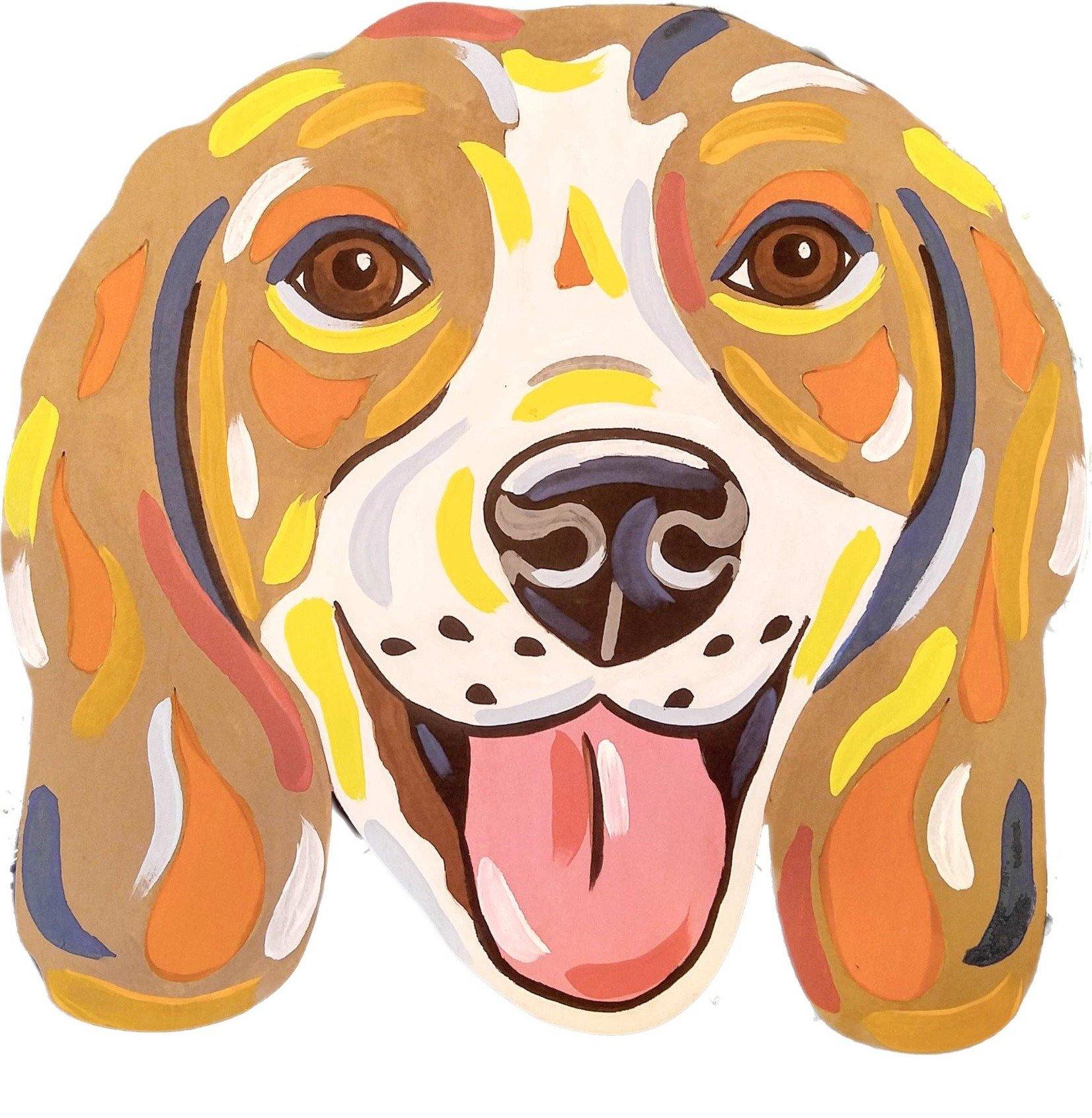 Beagle-DIY Pop Art Paint Kit-Earnhardt Collection| Personal