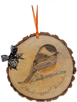 Carolina Song Bird Engraved Ornaments