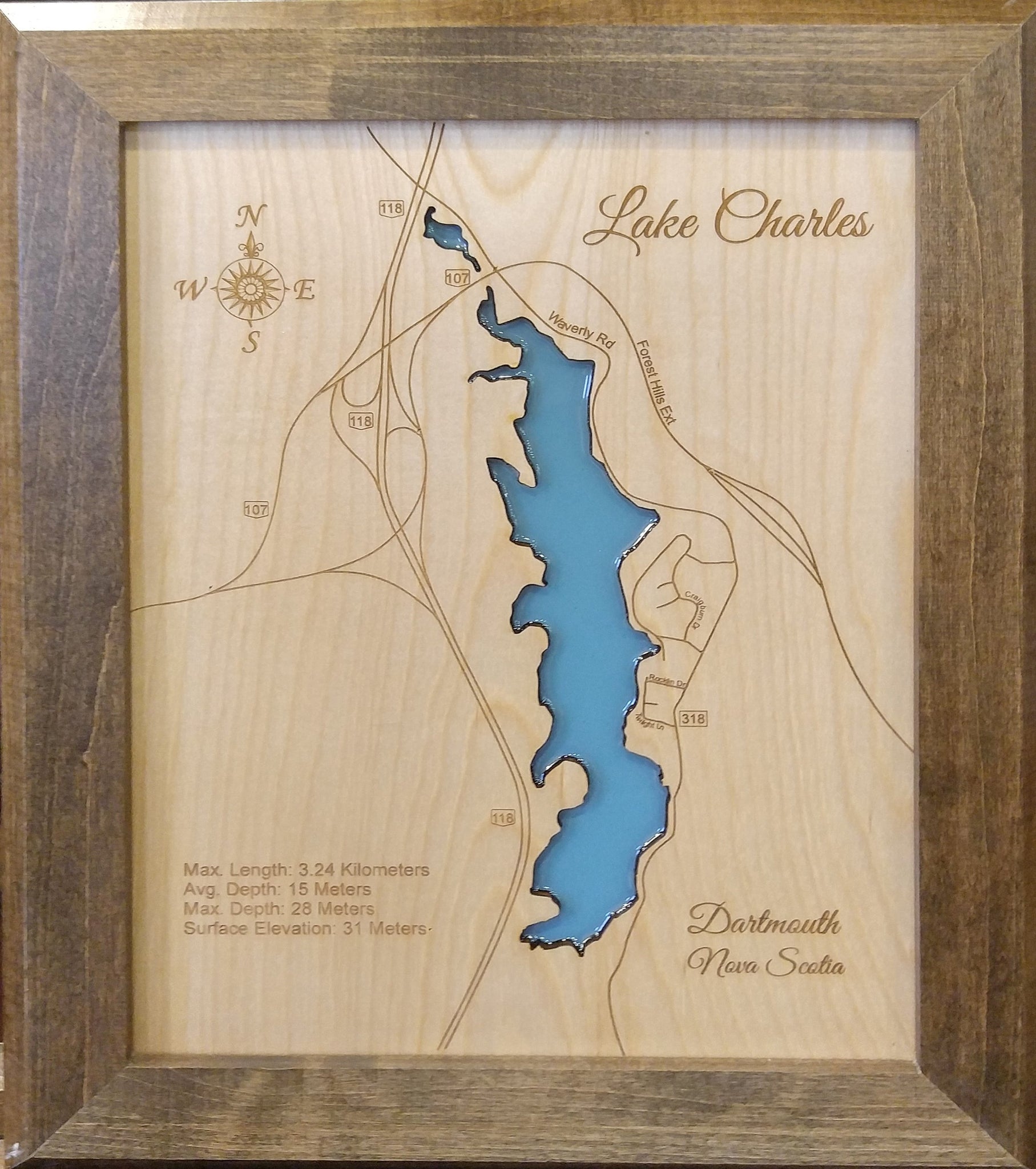 lake charles map