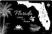 Florida - laser cut wood map