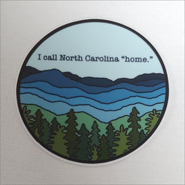 I Call NC Home Weather Resistant Sticker