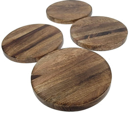 Mango Wood Coasters - Set of 4