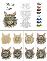 Maine Coon Cat-DIY Pop Art Paint Kit