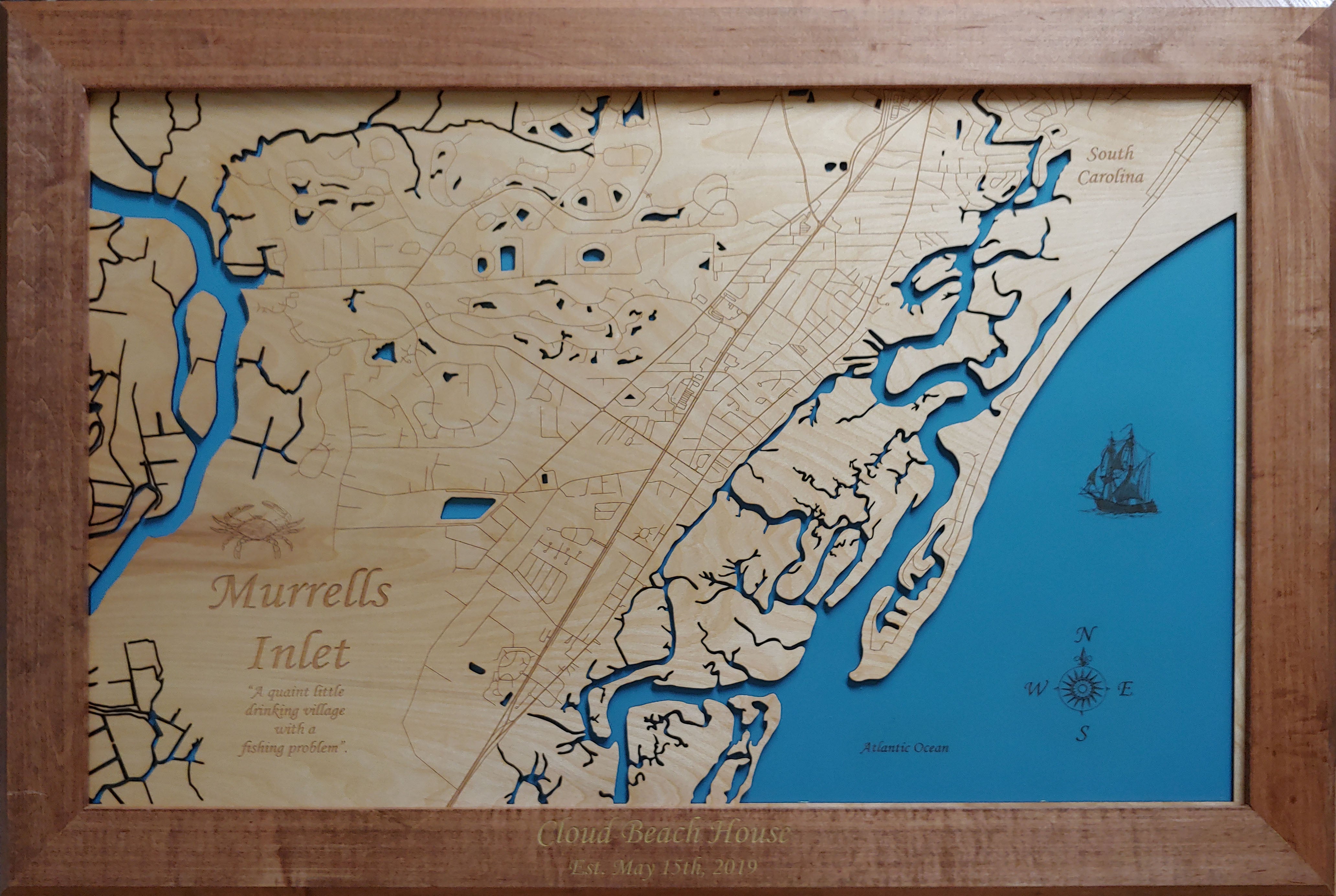 Murrells Inlet Map Water Murrells Inlet MarshWalk | Visit Myrtle Beach