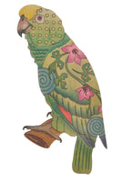 Adult Coloring - Wood Parrot - Personal Handcrafted Displays
