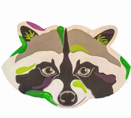 Raccoon Pop Art
