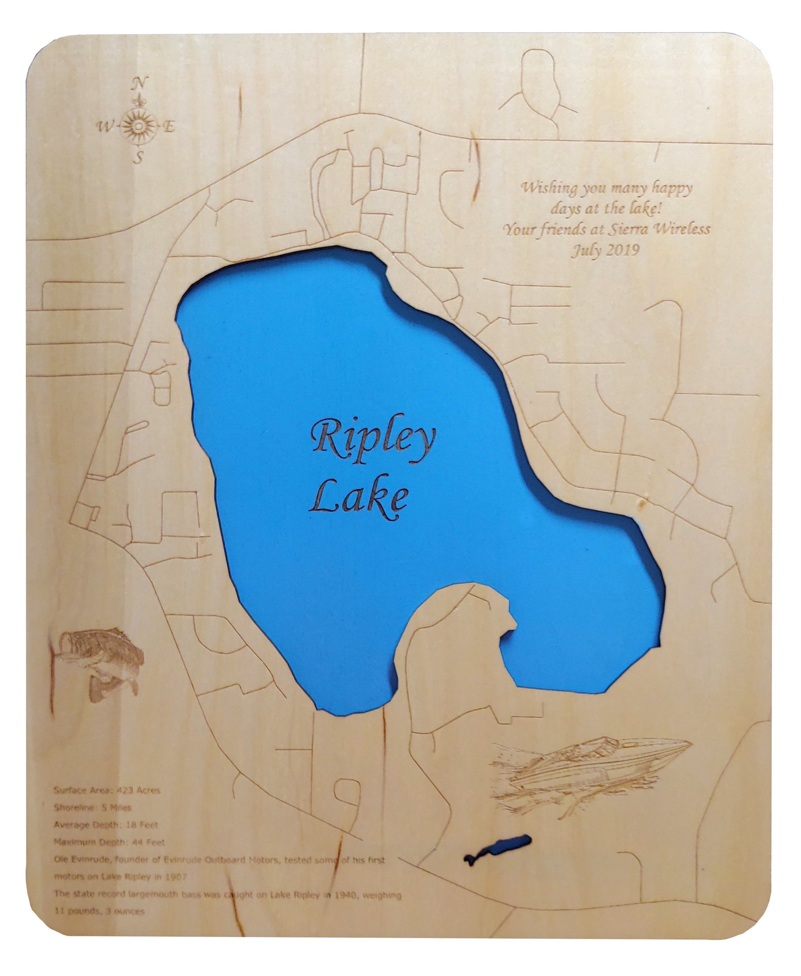 Lake Ripley Map