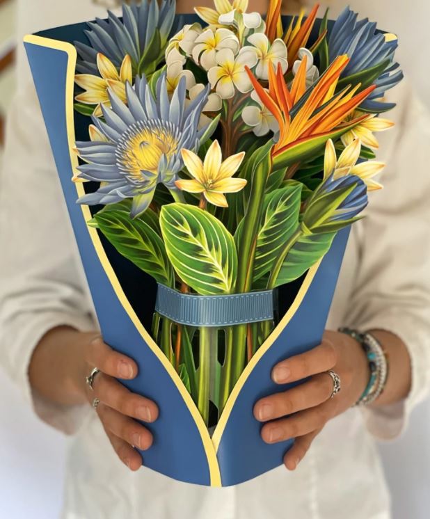 Tropical Paper Flower Bouquet| Personal Handcrafted Displays