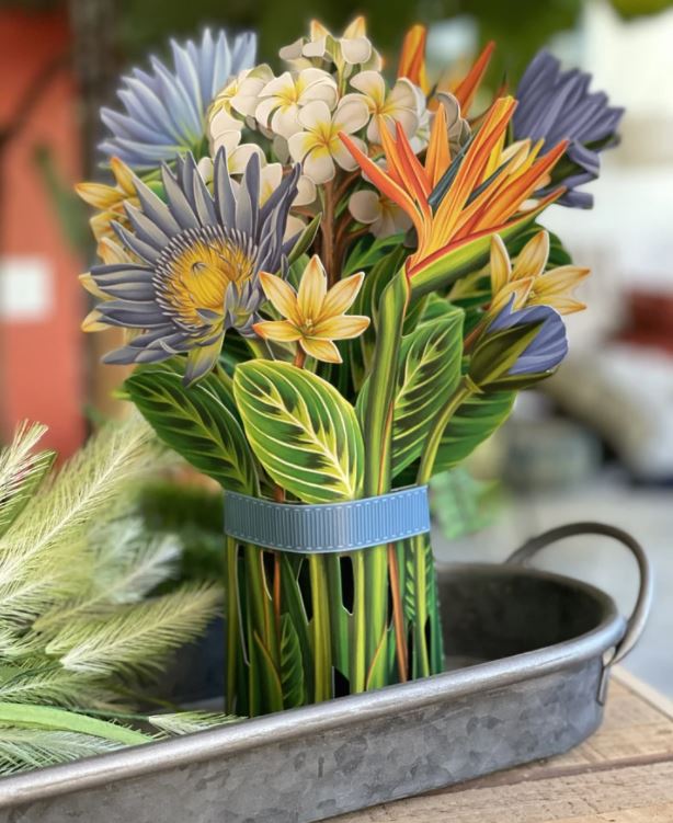 Tropical Paper Flower Bouquet| Personal Handcrafted Displays