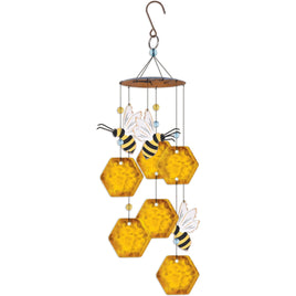 Bee Honeycomb Wind Chimes